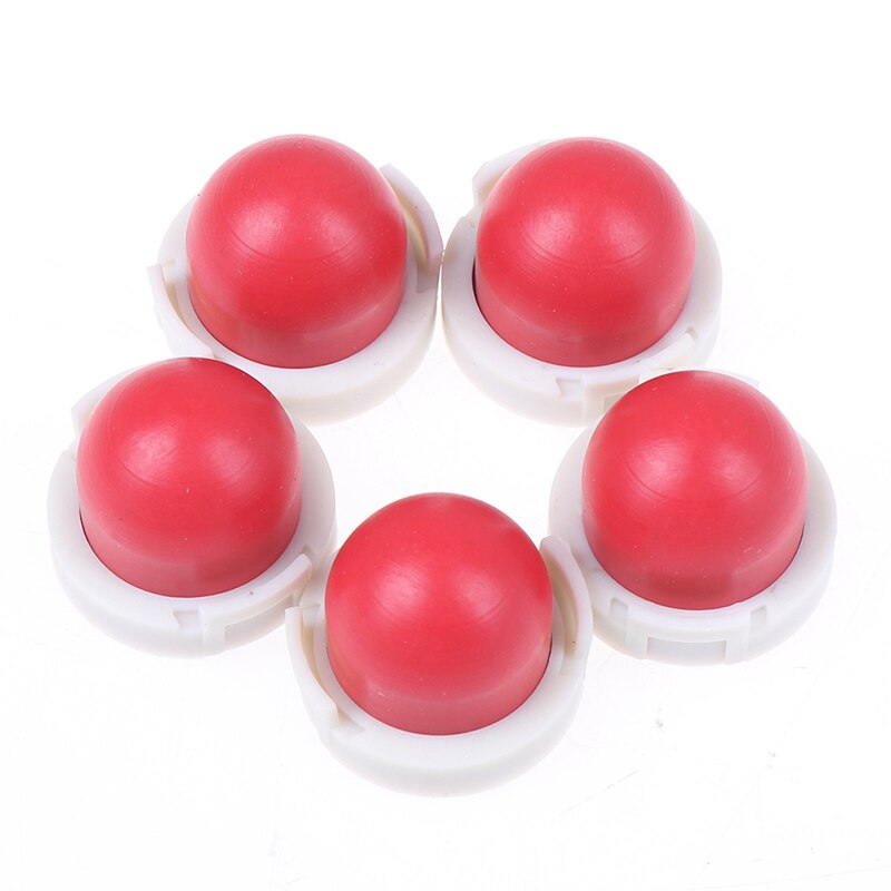 5 Pcs Rode Carburateurs Olie Primer Lamp Pomp Cup Voor Briggs/Stratton