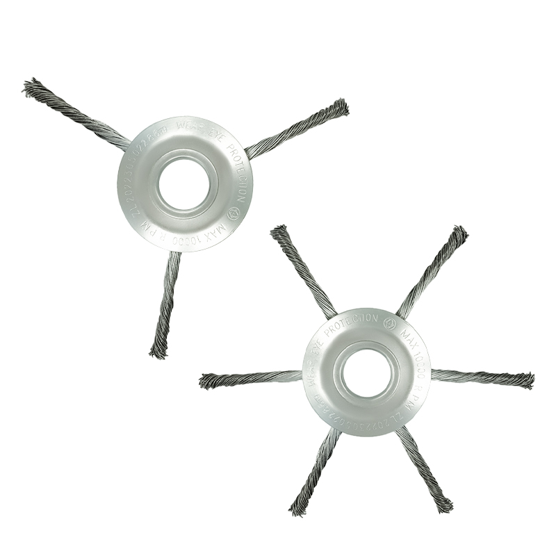 Lusqi Staaldraad Gras Trimmer Kop 6/8/9Inch Versterkte Universele Onkruidborstel Fit Rechte As Bosmaaier Verwijdering Mos Roest
