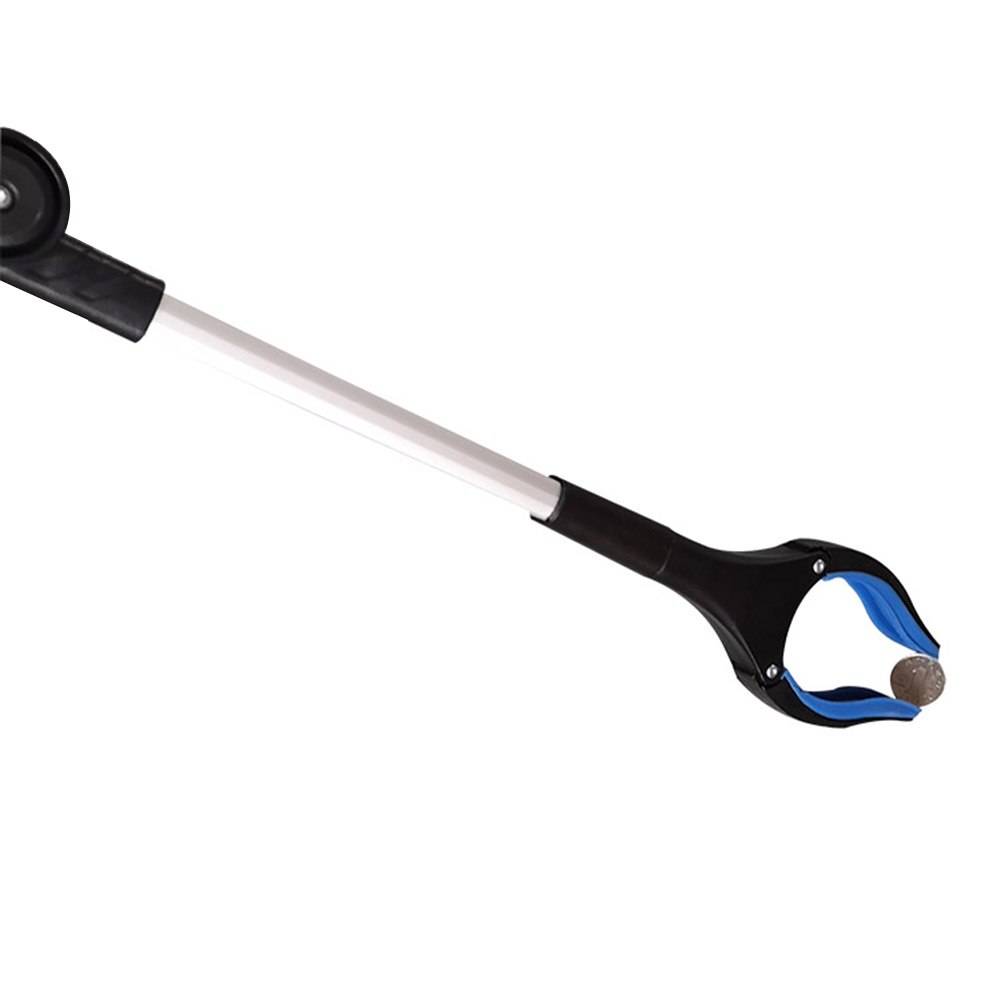 Foldable Garbage Clip Extension Clamp Aluminum Handicap Tool Long-Arm Extension For Waste Collecto Folding Pickup Clip