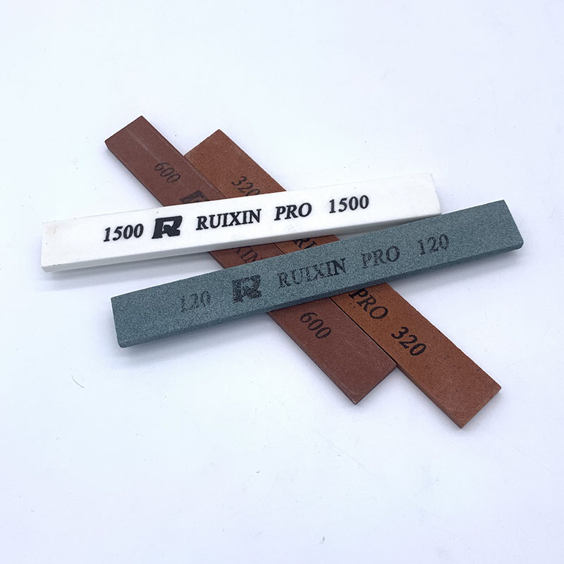 Piedra de afilar RUIXIN de , afilador de cuchillos, herramientas, sistema de piedra de aceite y agua con cajas