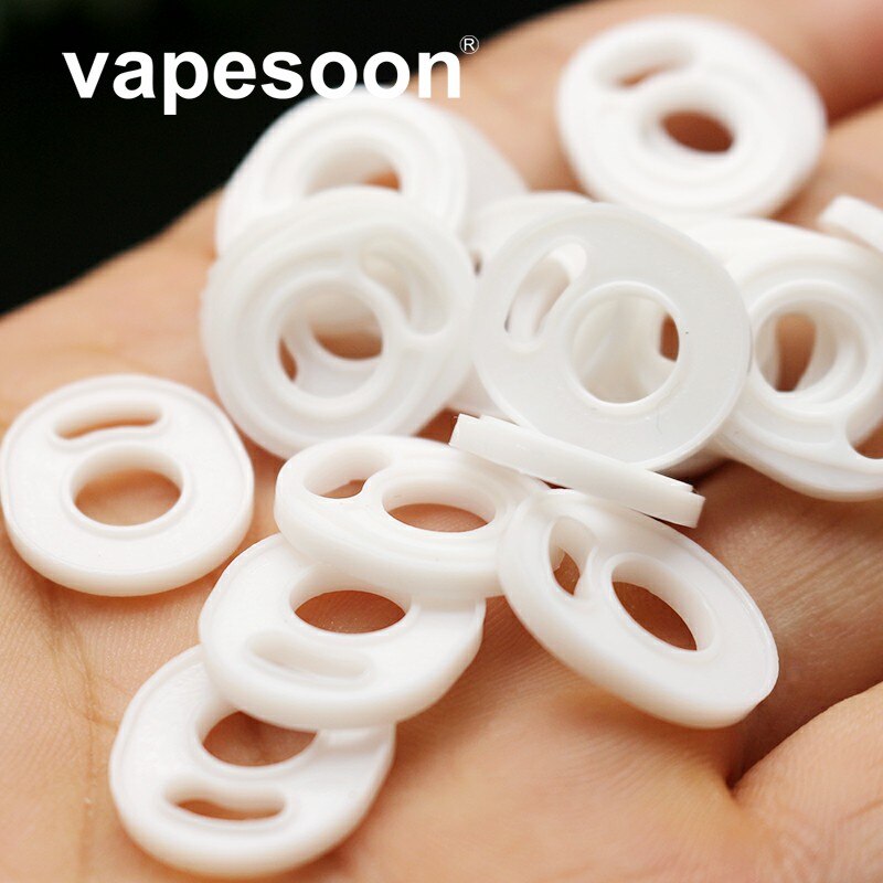 10PCS VapeSoon White Seal O Ring Silicon Ring For TFV16/TFV12 Prince /Sktick V9 max /Baby V2 Tank ETC