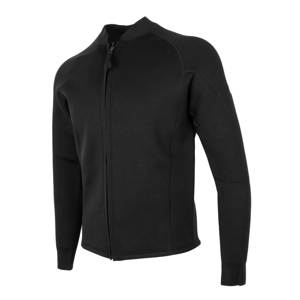 Men's 3mm Neoprene Long Sleeve Wetsuit Jacket Top - Scuba Diving, Surfing, Swimming