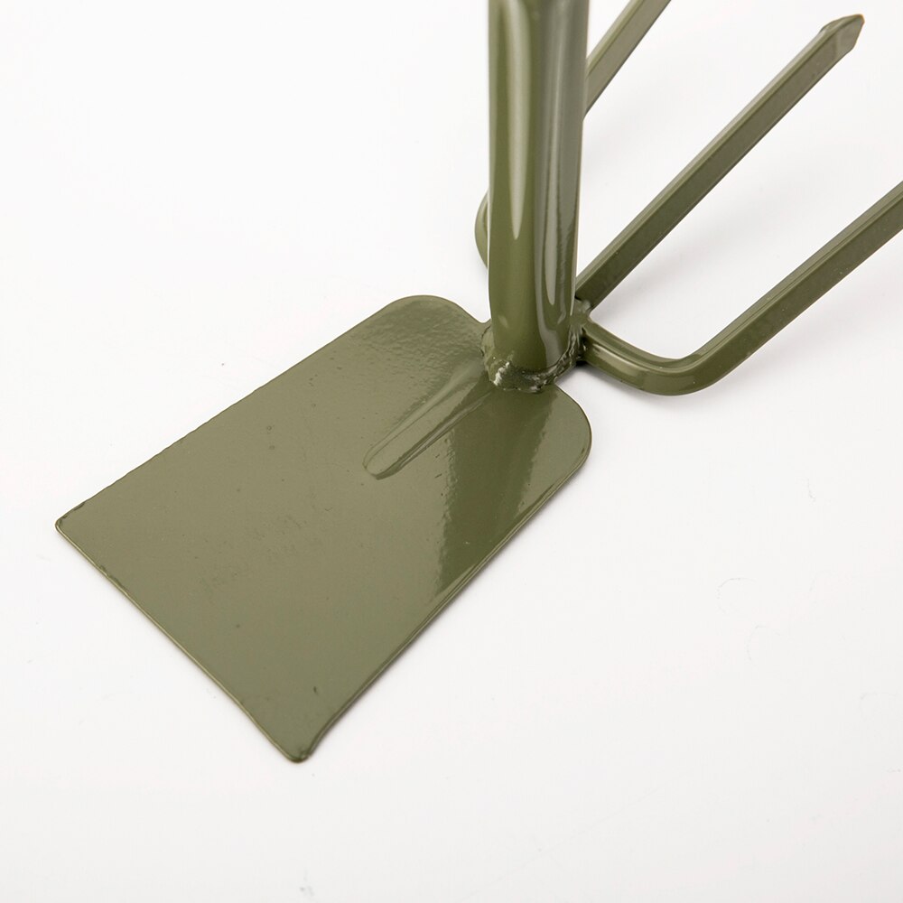 Sungmor 2 in 1 Double Hoe Small Gardening Tool, Strong & Sharp Hoeing and Loosening Soil Hand Tool, Comfort Handle