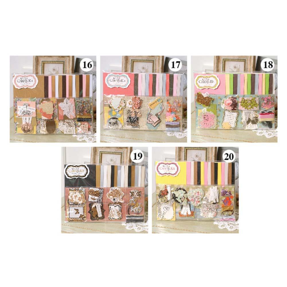 1 Set Of Handmade Material Pack Diy Handmade Greeting Card Making Supplies Kit Handmade Material Pack