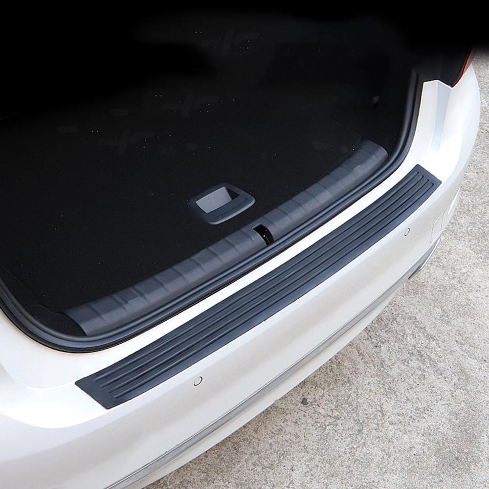 Bil bagagerum beskyttelsesstrimmel tyggegummi kofanger anti-kollision anti-ridse bagklappen trim dørkarmsbeskytter 1 sæt