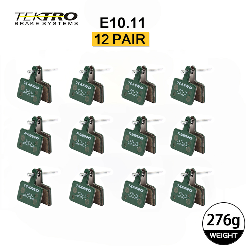 TEKTRO E10.11 Bremsbeläge Scheibenbremsbeläge MTB Bremsbeläge Metall Keramik Scheibenbremsbeläge für Shimano M335 M395 Fahrradzubehör: green