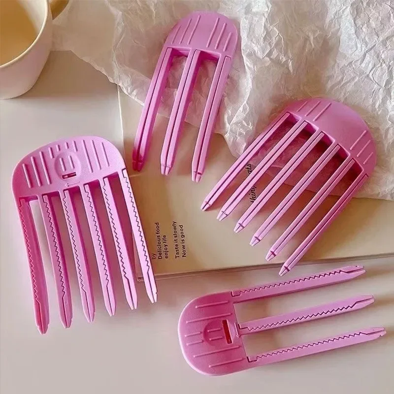 2pcs Fluffy Hairpin Curling Bangs Clips Hair Roots Volumizing Hairclips Set Women Curling Fixed Clip Volume Hair Roller