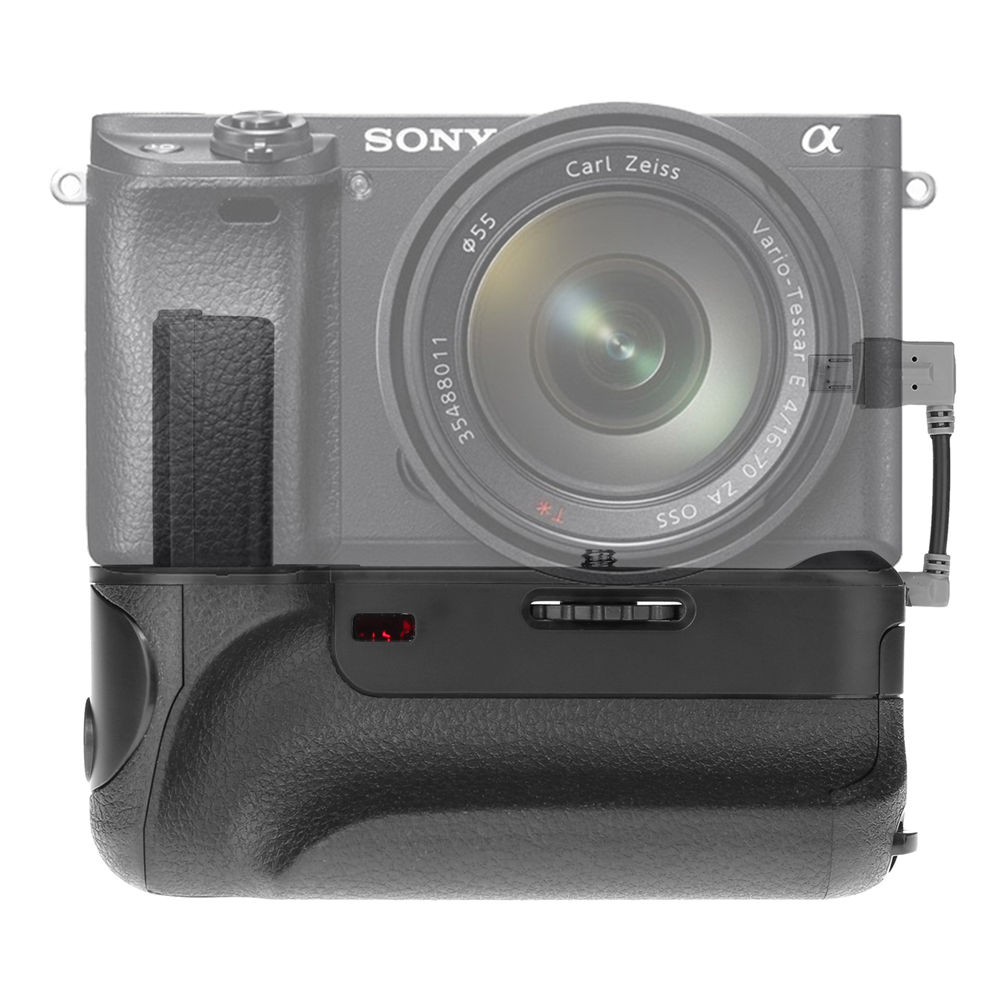 Jintu Verticale Power Battery Grip Houder + Ir Remote Kit Voor Sony A6300 Camera Met Een 2-Step Verticale ontspanknop