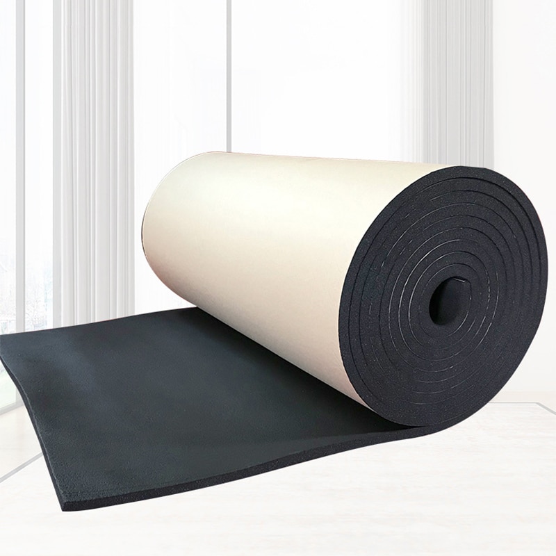 100*50cm 3/6/10/20mm tykkelser bil lydmåtte proofing dæmper varme støj isolering dæmpende måtte hætte lukket celle skum klistermærke