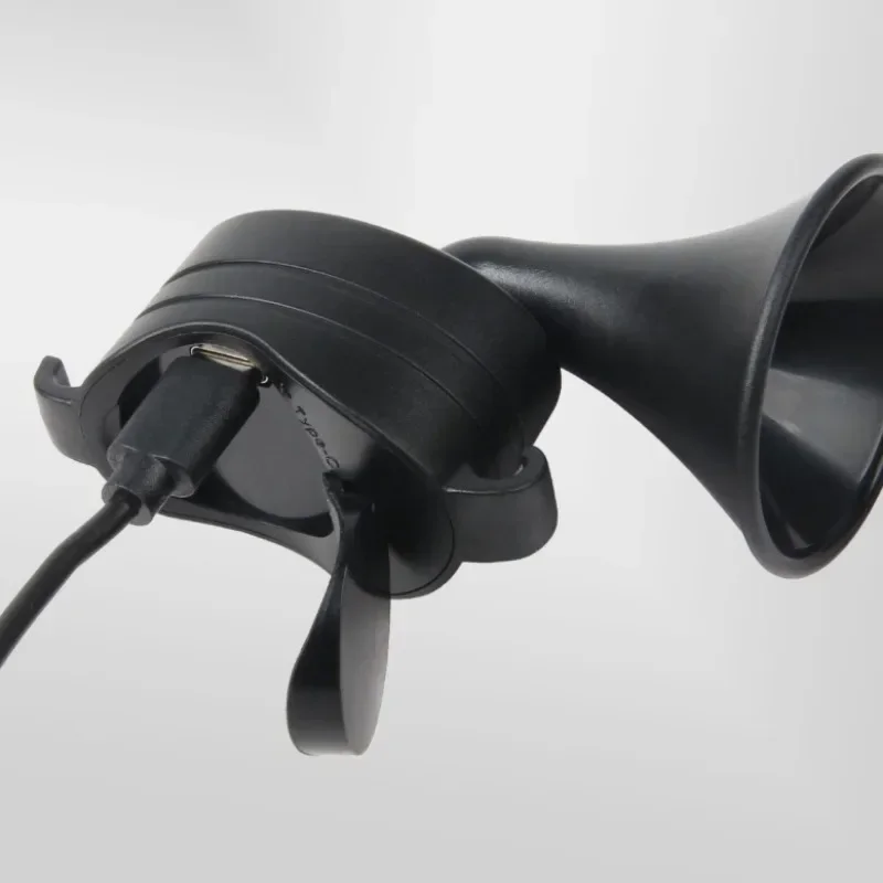 Clacson elettronico per bicicletta Clacson per bici elettrica 120dB Suono di avvertimento forte USB ricaricabile IPX4 Campanello per mountain bike da strada per scooter impermeabile