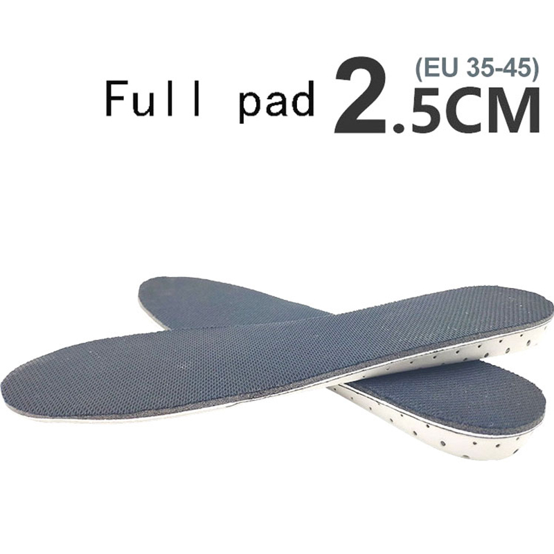 unisex-einlegesohle mit fersenerhöaufgehängt, schuhpolster zur erhöaufgehängt der schuhhöer, polsterung, erhöaufgehängt