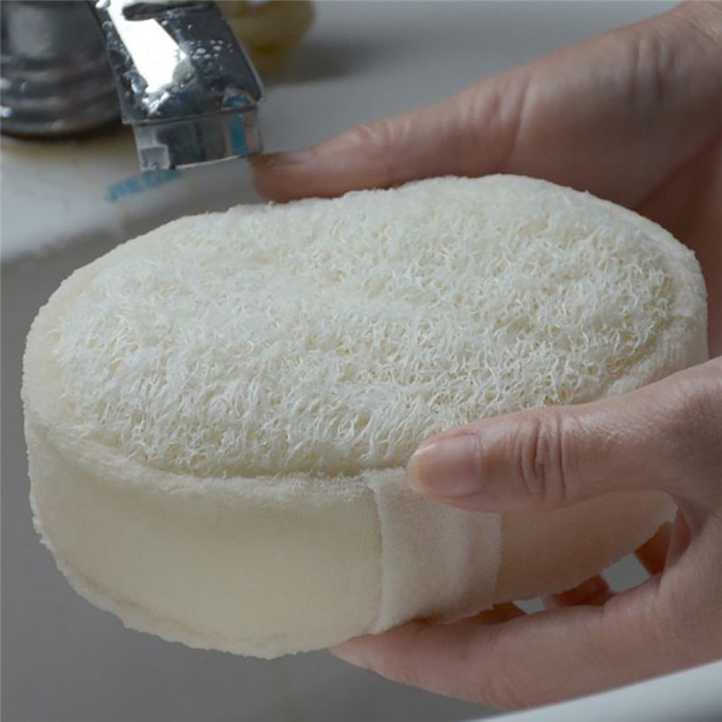 Zachte Verse Natuurlijke Bad Brushs Loofah Luffa Spons Douche Spa Body Scrubber Peeling Bathing Hoofdmassage Pad