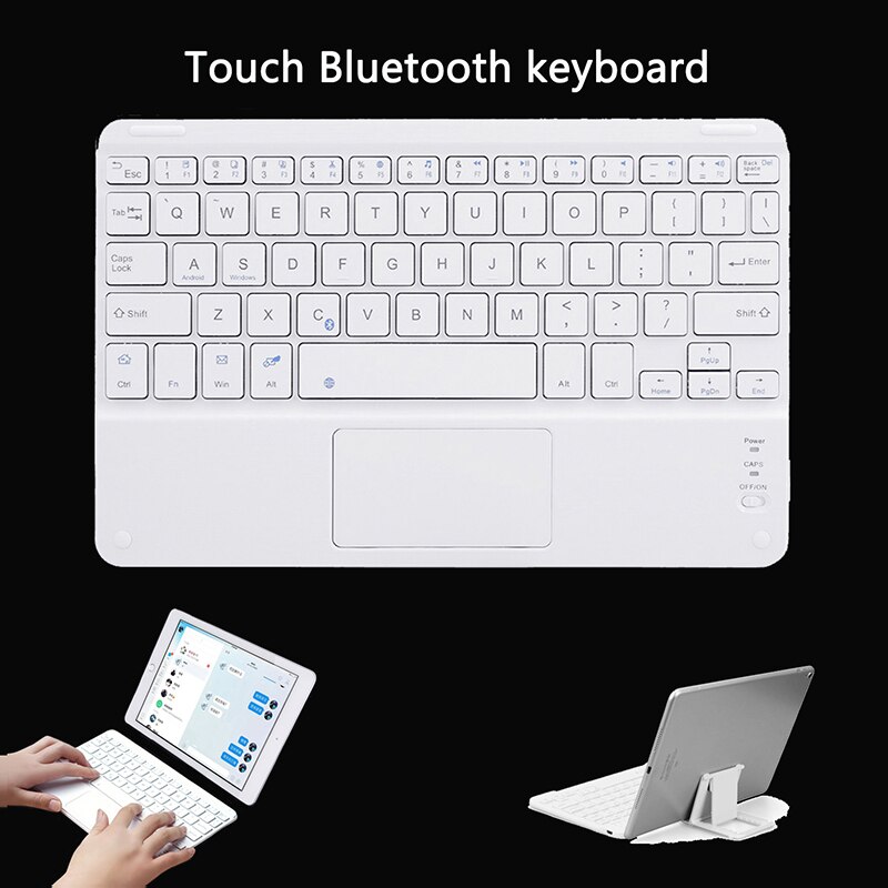 Touch Bluetooth Keyboard for Android Tablet Wireless Bluetooth Keyboard With Touchpad for iPad PC Computer Samsung Tab Tablet