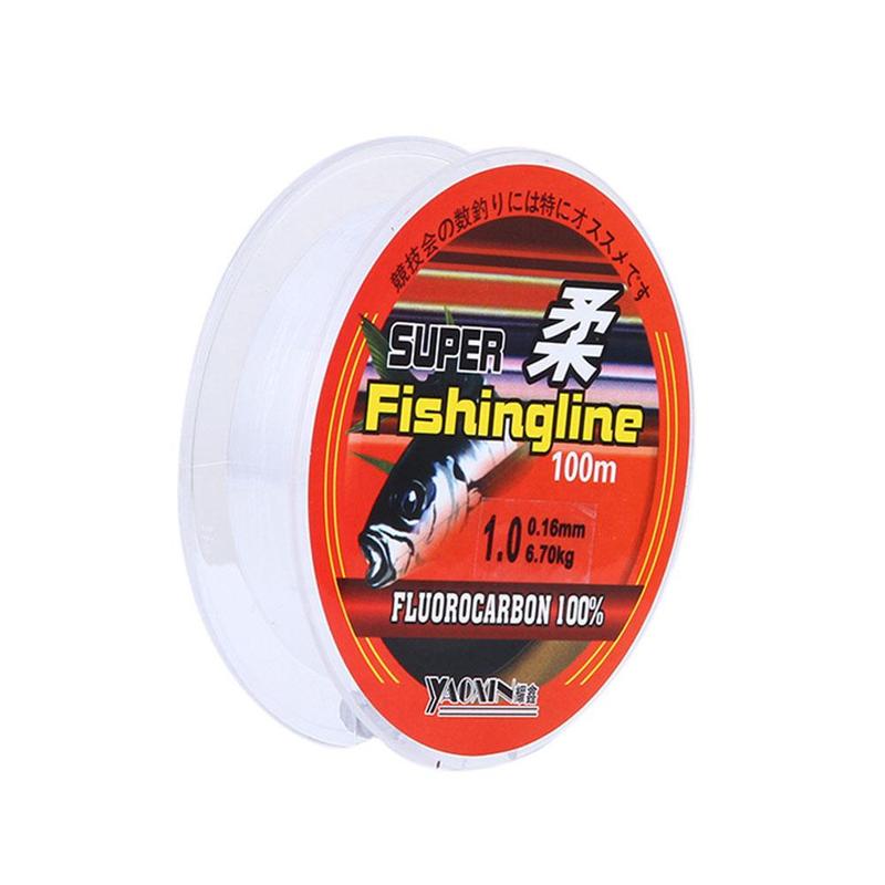100% Fluorocarbon Duurzaam Coating Vislijn Monofilament Karper Lijn Mainline Leider Lijn Sinking Vissen Super Sterke Jap G4Y9: 0.6