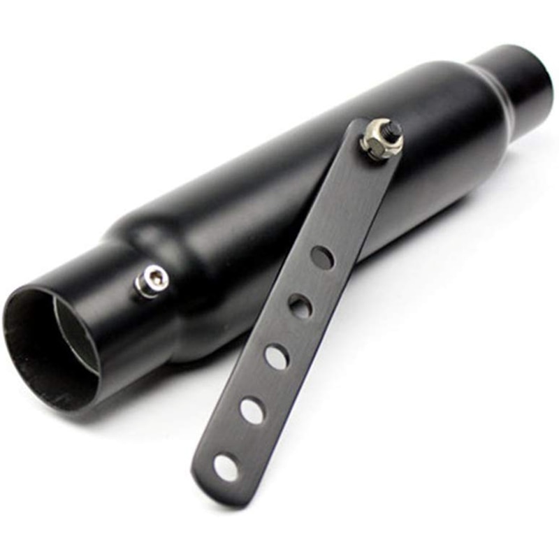 Motorcycle 12 inch Exhaust Pipe Muffler-Silencer for Chopper Cruiser Cafe Racer Bobber Touring Custom 1.5 inch OD Inl