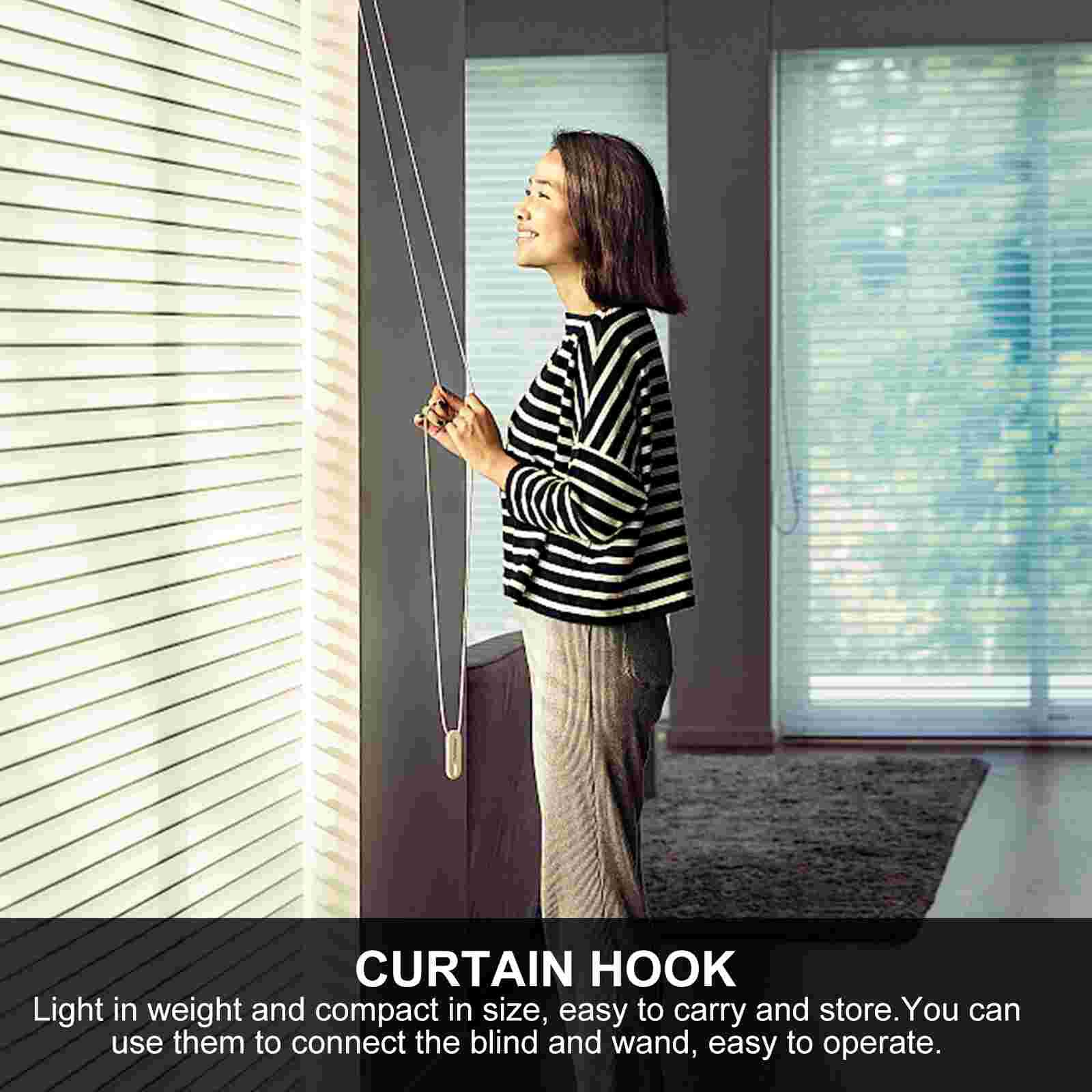 8PCS Venetian Blind Connector Hook Compact Shutter Hook Practical Shutter Hook