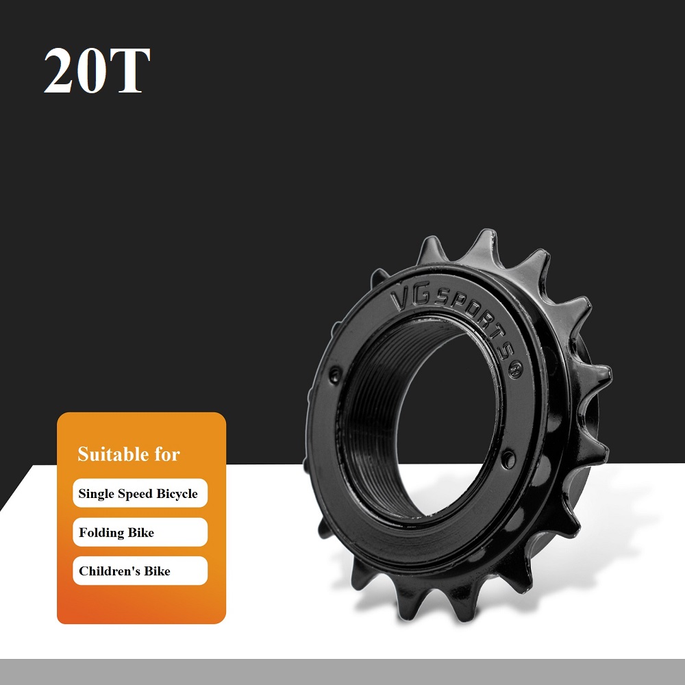 Piñón de volante de bicicleta de marcha única 16T-22T, pieza para BMX, engranaje de engranaje de engranaje de 1 velocidad, rosca Imperial de 34mm, accesorios universales para ciclismo: plum