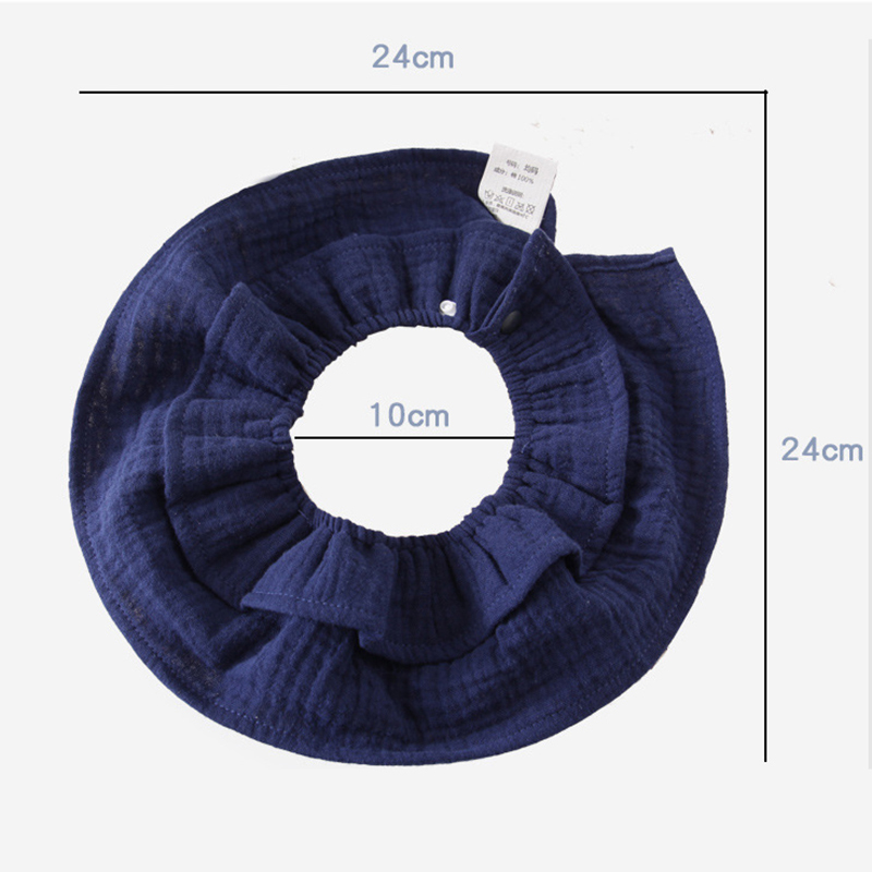 3 Pcs Slabbers Puur Katoen 360 Graden Burp Doeken Zachte Ademend Bandana Slabbetjes Voor Jongens Meisjes Mode Kraag Leuke sjaal Voor Kinderen