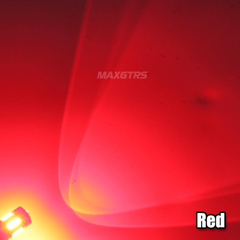 2x 3000lm  t15 t16 stk . canbus, 2 stk. led-baklygter,  w16w stk. baklygter, hvid, rød, orange, gul, rav, superklar, høj effekt: Rød