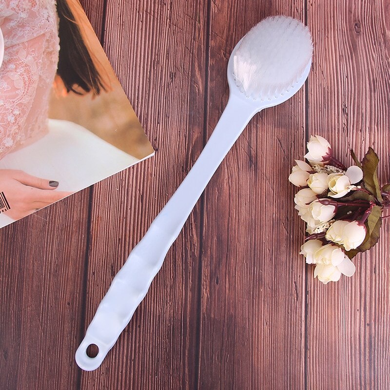 Dry Skin Body Soft Natural Bristle The SPA The Brush Wooden Bath Shower Bristle Brush SPA Body Brush Without Handle