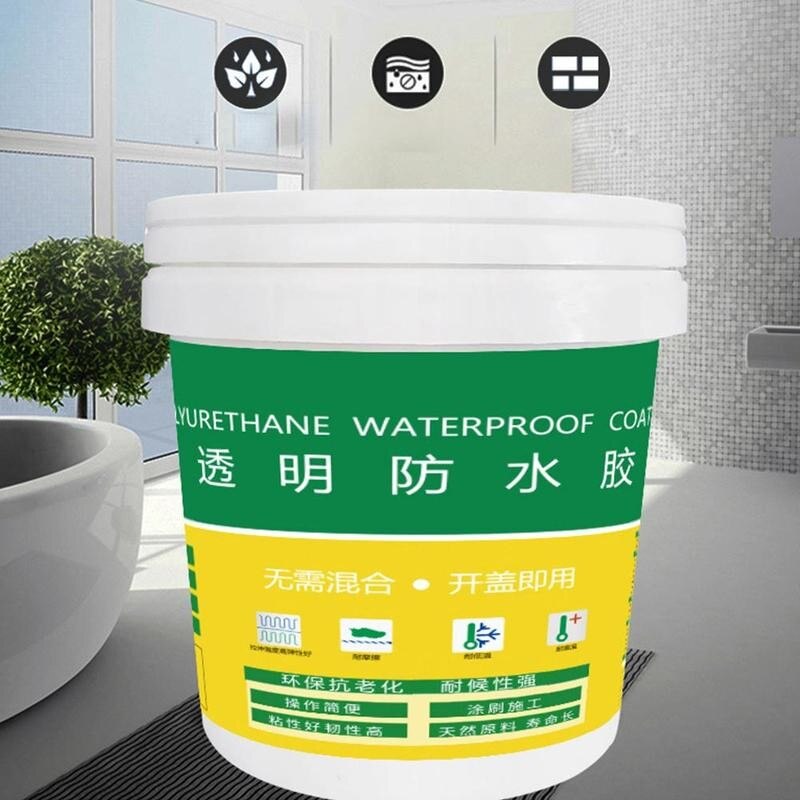 Pâte adhésive transparente en polyuréthane, 300ML, étanche, pour revêtement de toit, salle de bain, maison, O6W2
