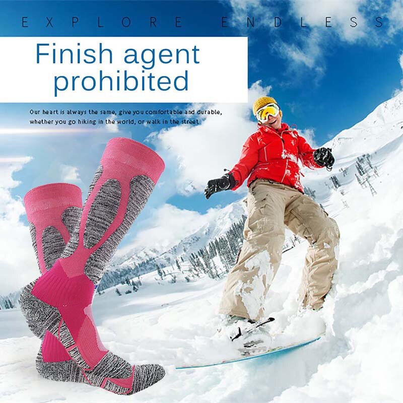 Verdikte Warme Sokken Outdoor Mount Sportsokken Professionele Winter Sport Skiën Sokken Fietsen Sokken Buiten Wandelen Sokken