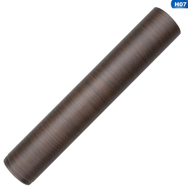 High Glossy Wood Grain Textured Vinyl Sticker Decal Roll Car Interior DIY Film Wrap Automobiles Waterproof Vinyl Car Sticker: H07
