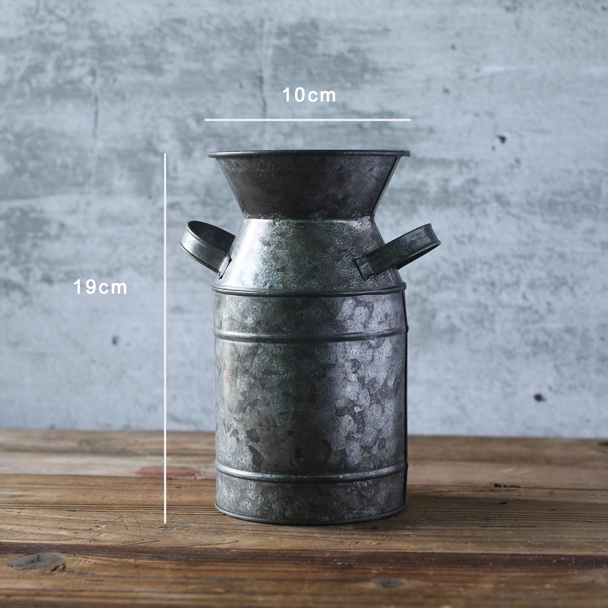 Retro vintage jernbakke container kan plade vase dekorationer landdistrikter stil stilleben, mad fotografering rekvisitter: F
