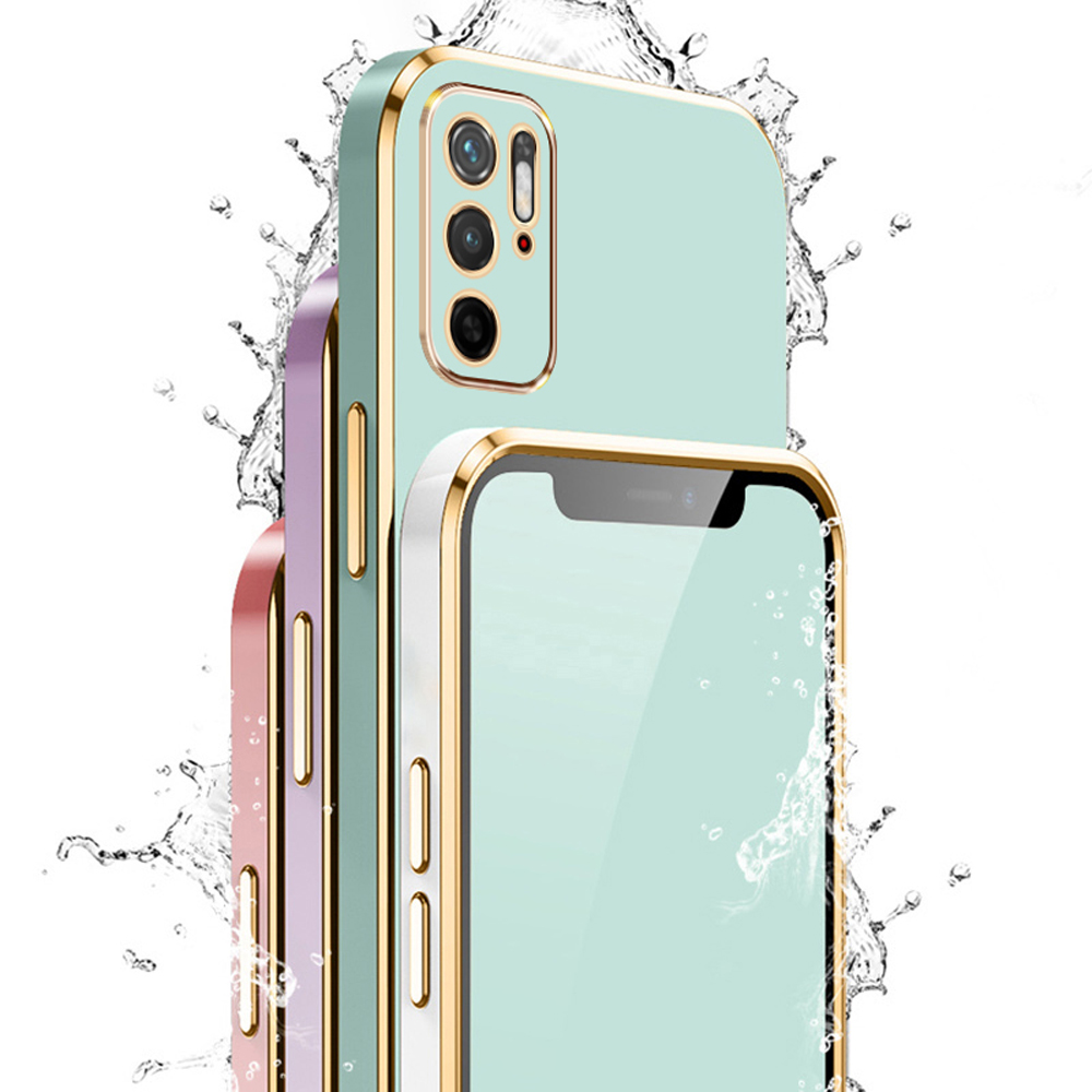 Til xiaomi poco  m3 pro 5g deksel poco  m3 pro deksel  m2103 k 19pg m2103 k 19pi luksuriøst firkantet belegg telefondeksel støtsikkert bakdeksel