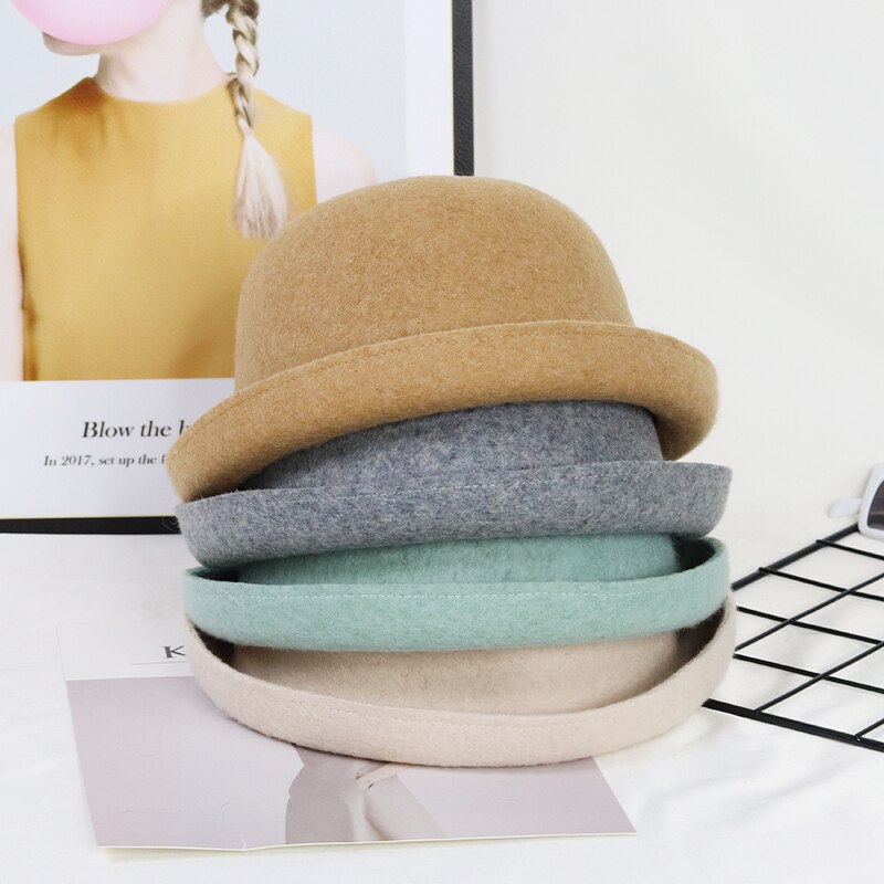 Chapeau rond polyvalent pour femme, chapeau à bord court, à la , pour l'extérieur, printemps et automne
