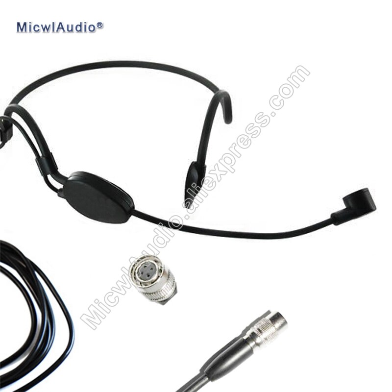 Headworn Condenser ME3 Microphone Headset For AKG Shure Senheiser and Audio Technical Wireless MicwlAudio 005 Black: For Audio Technical