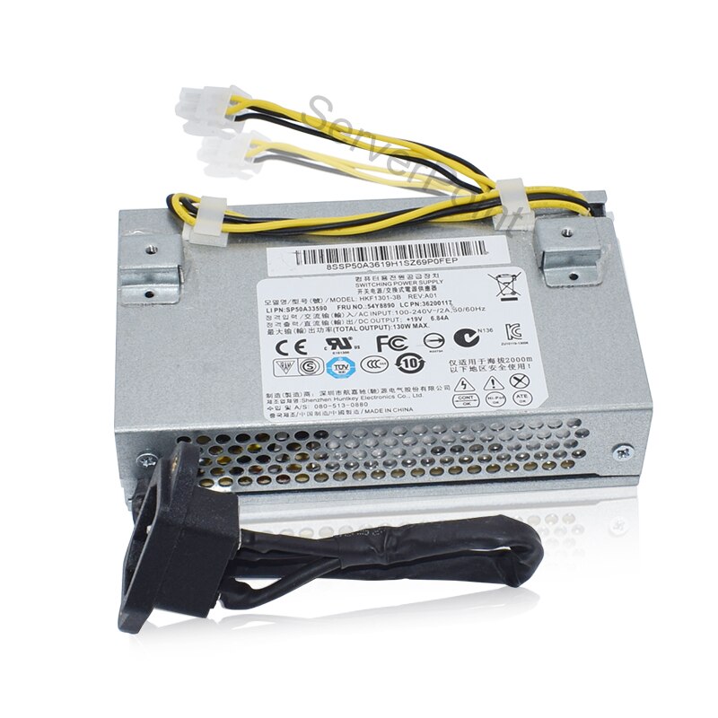 Fonte de alimentação 54y8890 HKF1301-3B 36200117 w 50/60hz 19v 6.84a