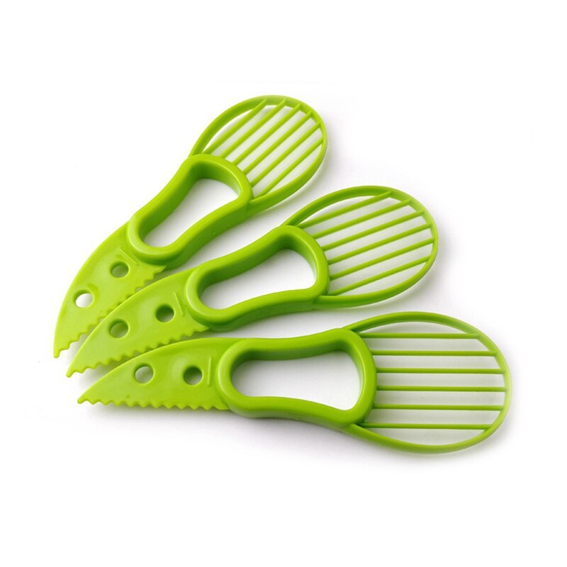 Rebanadora de aguacate pelador de centros de mantequilla pelador de frutas cortador 3 en 1 separador de pulpa utensilios para verdura cocina accesorio para el hogar