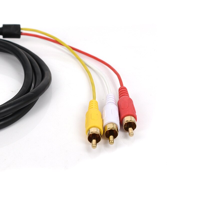 Hdmi-Compatibel 3Rca Scart Twee-In-een Adapter Kabel 1.5M Hdmi-Compatibel Mannelijke S-Video Naar 3 Rca Av Audio Kabel 3