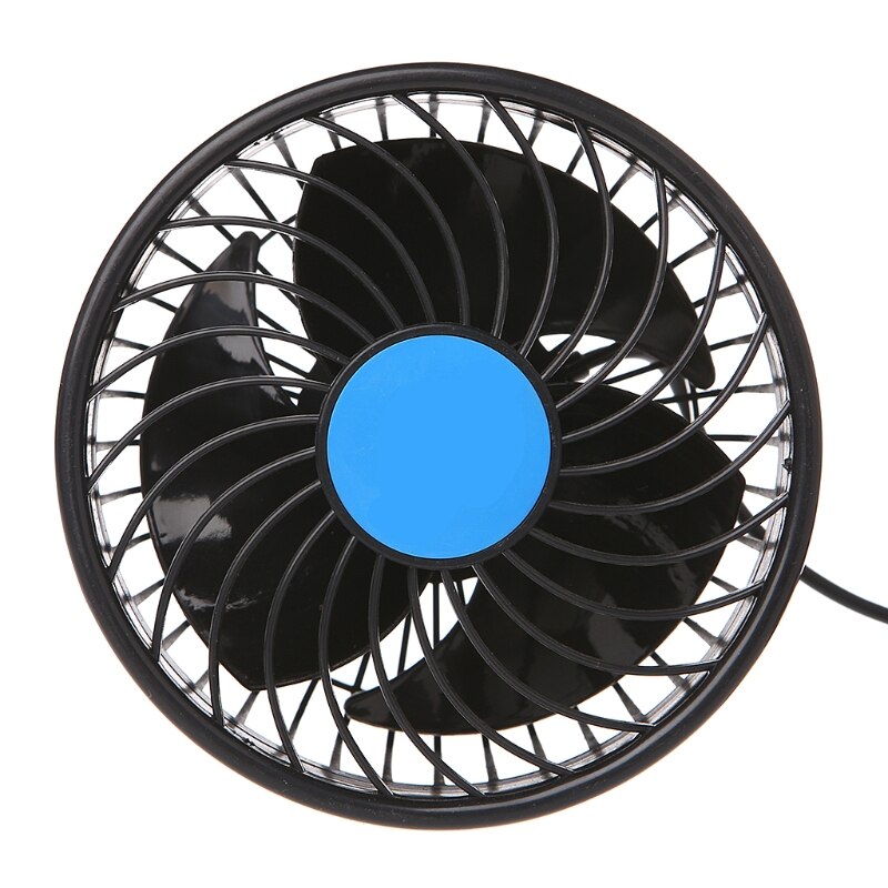 Elektrische Auto Ventilator 12V 9W Sterke Wind Laag Geluidsniveau Verstelbare Air Cooling Fan