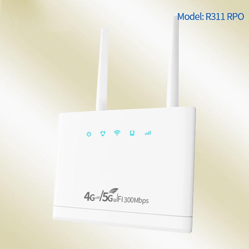 R311pro Wireless 4G/5G Wifi 300Mbps Wireless Router Sim Card EU Plug