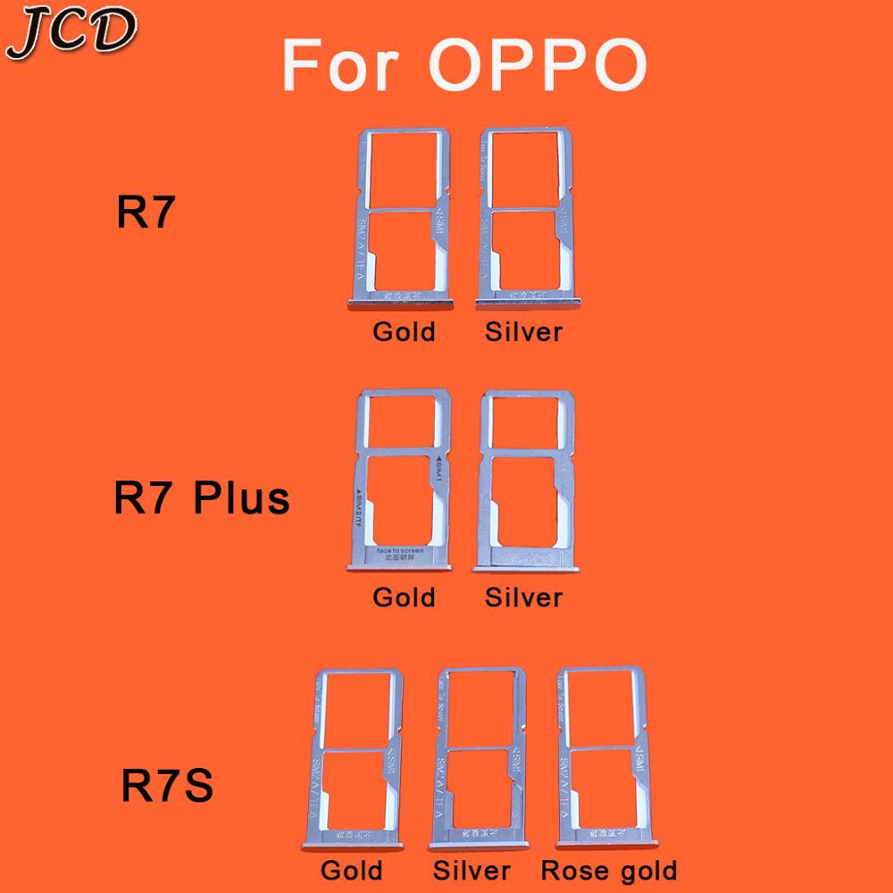 JCD SIM Card Tray Slot Holder Adapter for OPPO R7 Plus R7s R7Plus Replacement Repair Parts Phones Accessories