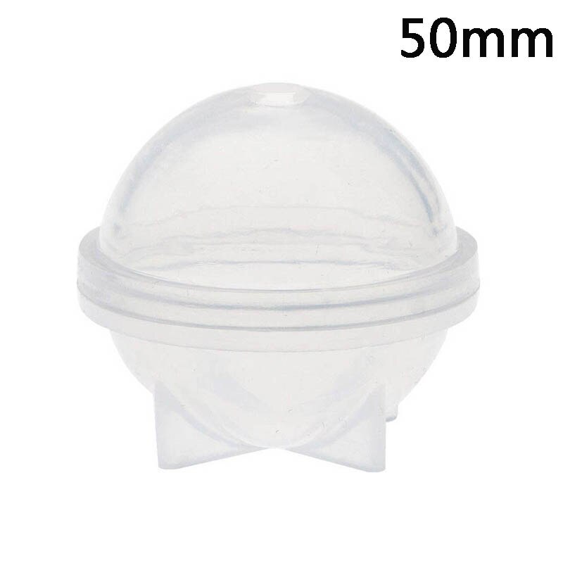 Diy bolvormige siliconen mal voor het maken van harsbal-sieraden: 50mm