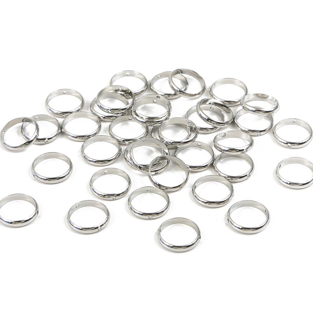 10Stck Kupfer Abstandshalter Perlen springen Ring Stecker Metall verlieren Perlen für Ohrringe Schmuck Machen Zubehör Liefert