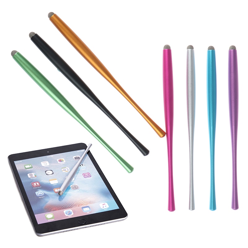 Stylus kondensator pen metal mesh mikrofiber pen spids touch touch pen til iphone tablet pc smartphone stylus