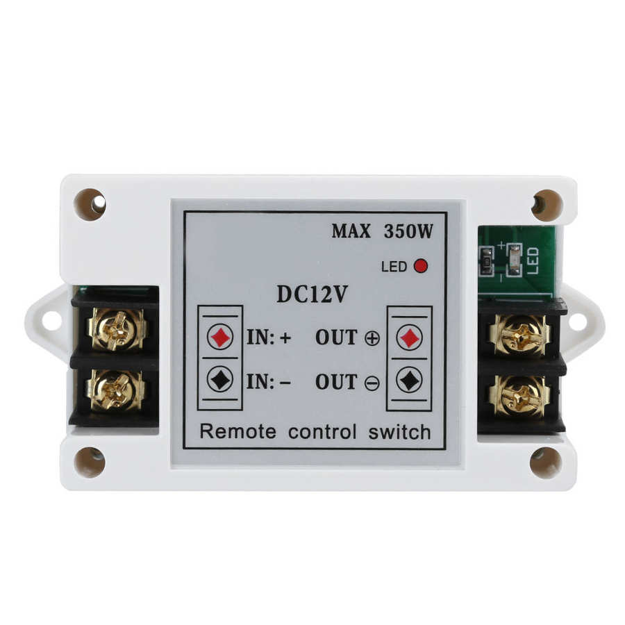 DC 12V Remote Control Switch Wireless Transmitter Receiver Controlling Electromagnetic Valve Vehicle