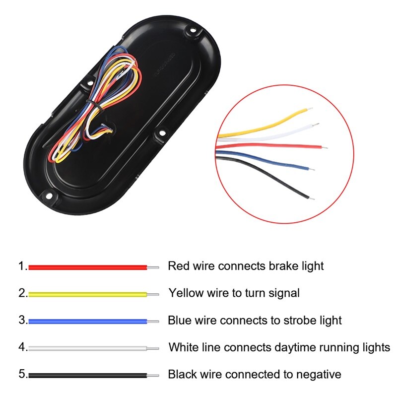 2x remorque camion diurne lumière 74LED DRL coulant clignotant lampe avec stroboscope voyant d'avertissement SUV RV caravane 12V 24V 2 pièces