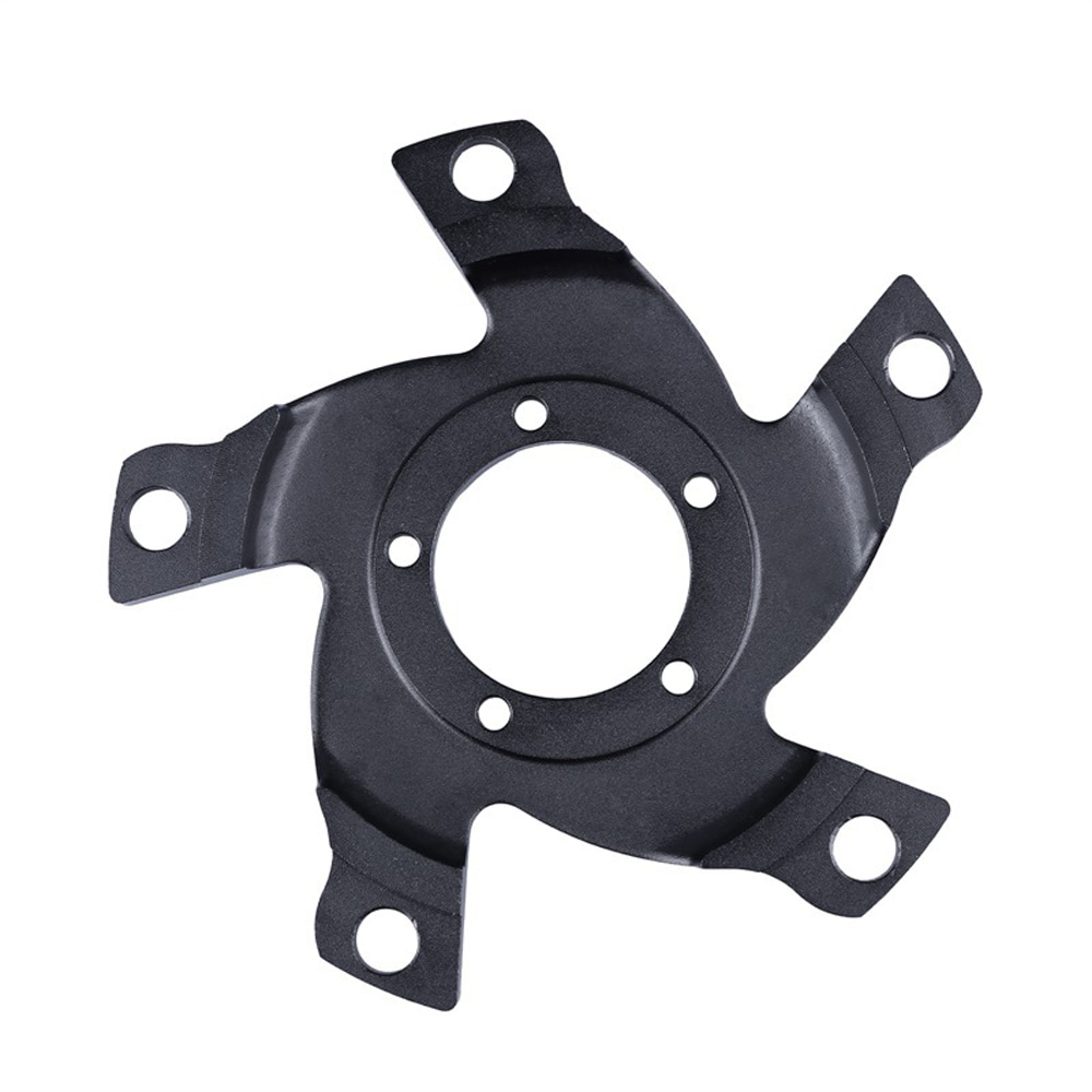 34T 104 BCD Elektrische Fiets Kettingblad En Adapter Voor Bafang BBS01 Bbs02 Mid Drive Motor Zwart