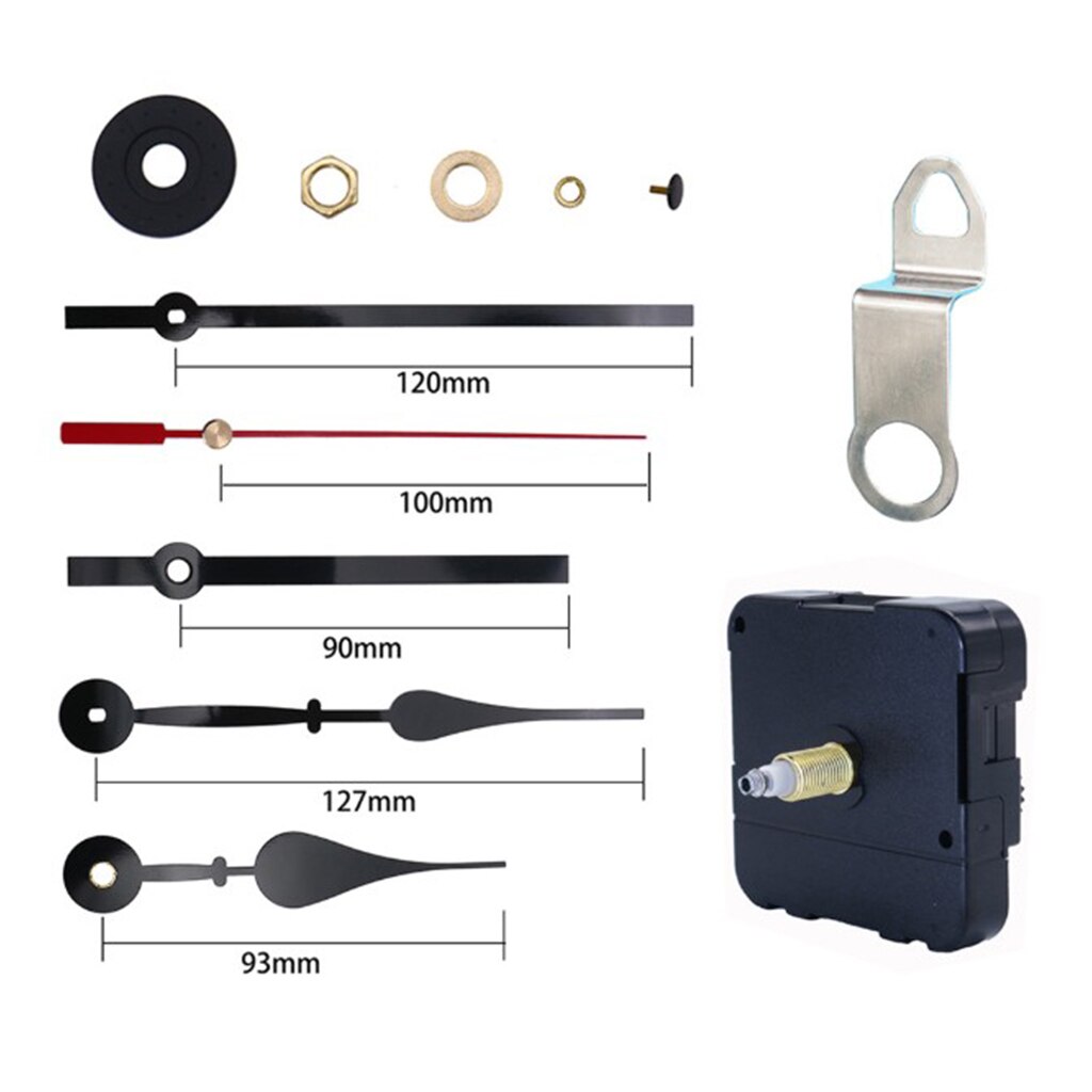 Quartz Clock Movement DIY Clock Mechanism Long Shaft Replacement Clock Kits