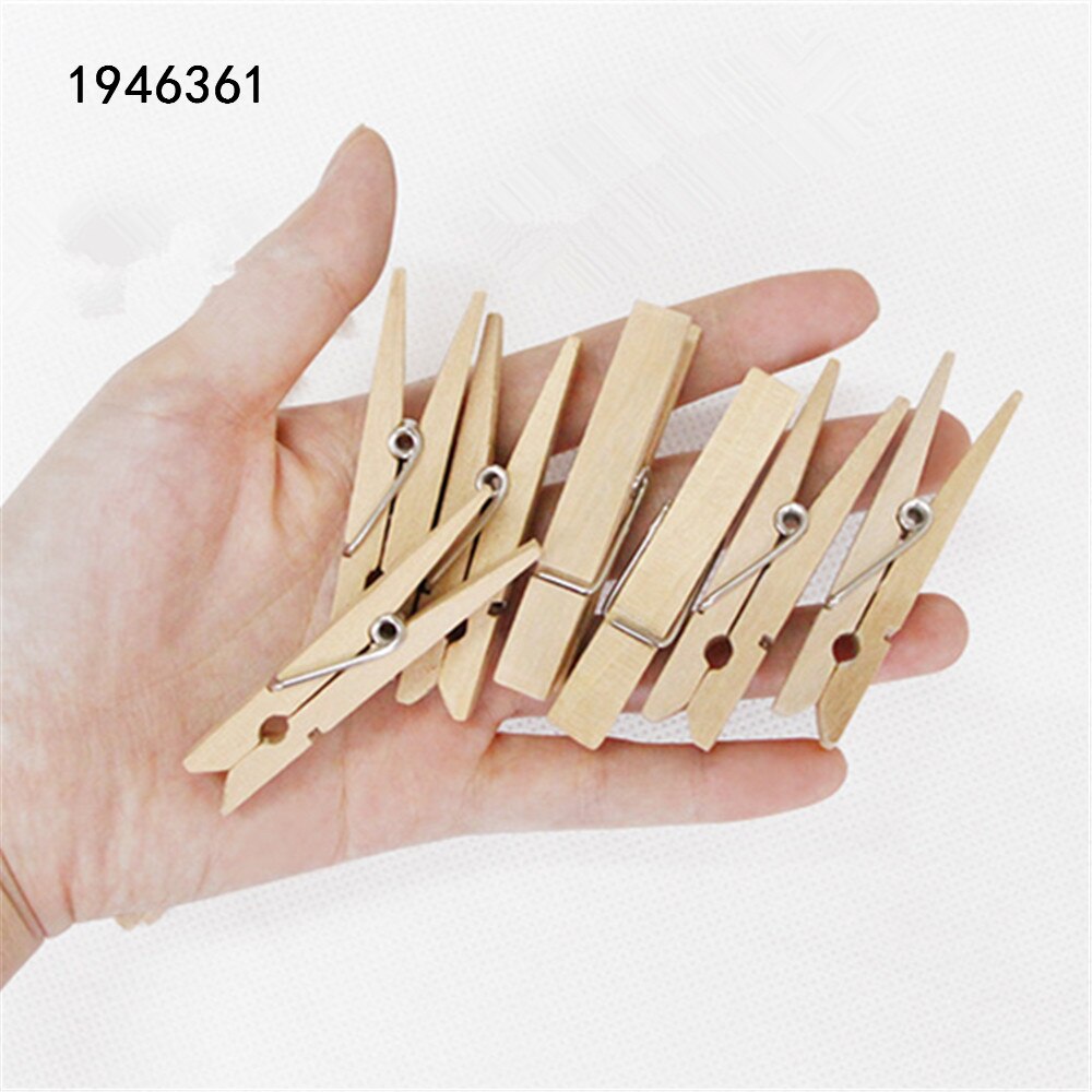 25mm 35mm 45mm 60mm 72mm Protokoll Holz Clips Foto Clips Wäscheklammer Handwerk Dekoration Clips Schule büro Clips
