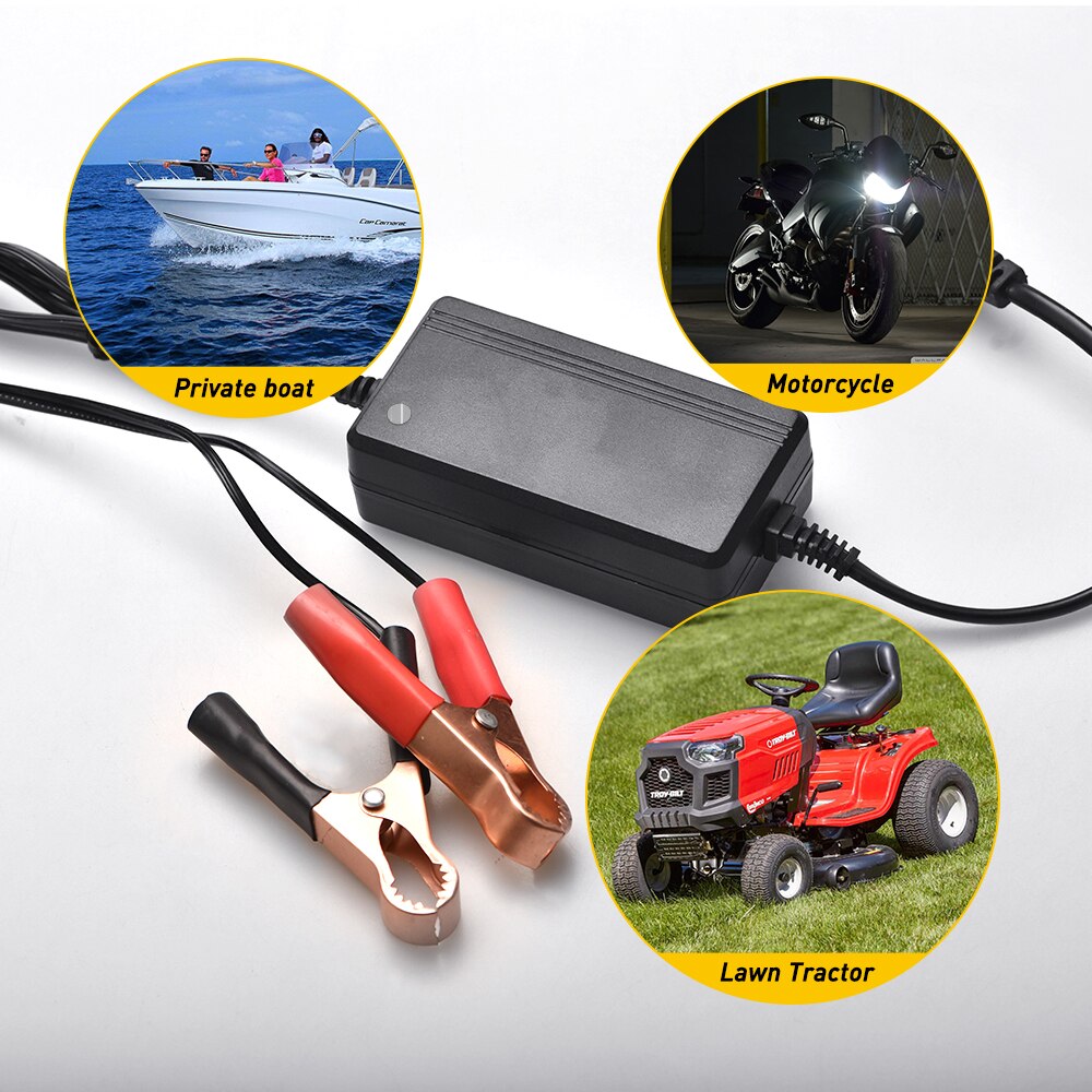 Full Automatic Car Battery Charger 100V to 240V To 12V 1500MA Power Charging Wet Dry Lead Acid For Toyota Corolla Ford Focus 2 3