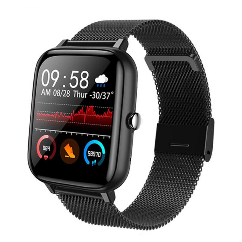 2021 Smart Watch uomo donna Full Touch Monitor per la pressione sanguigna Fitness Tracker Sport Smartwatch Watch per Android IOS Smart Clock: 05