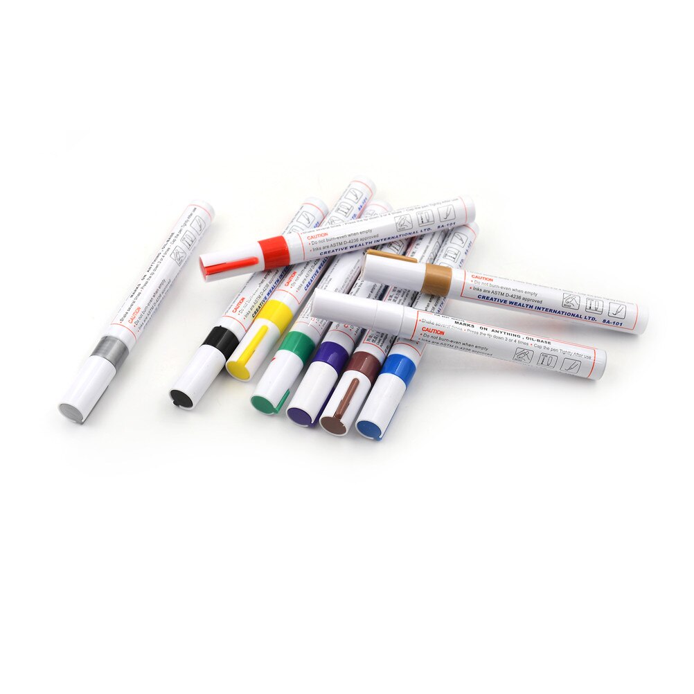 10 farben SP110 Wasserdichte Kennzeichnung Stift Reifen Metall Oberfläche Reparatur Farbe Stifte Farbe Malen Marker Stift