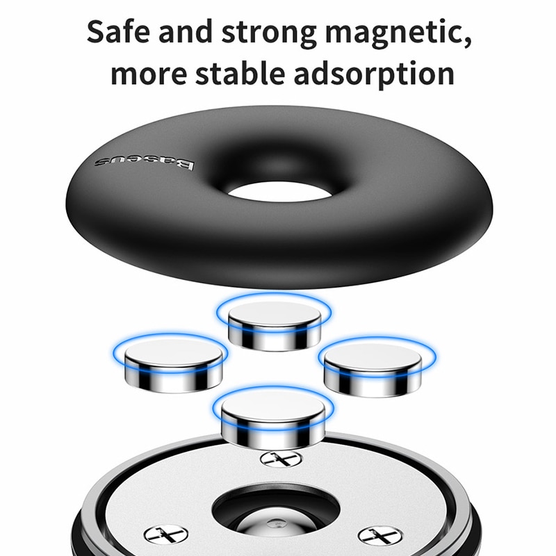 Baseus Auto Telefoon Houder 360 Graden Air Vent Car Mount Houder Stand voor iPhone X 7 Samsung voor Mobiele Mobiele telefoon Magnetische Houder
