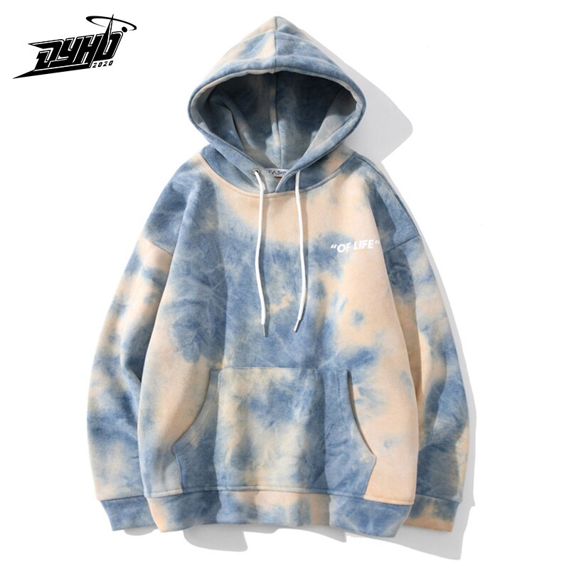 Hip Hop Men Hoodies Gradient Color Harajuku Hoodies Sweatshirt Women Streetwear Pullover Hoodie Casual Lounge Wear Men Cartoon